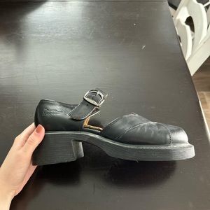 Vintage, Black leather shoes.
Dr. Martens.